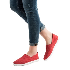 Super Mode Mukavat Slip On Tennarit punainen 1