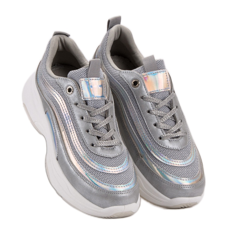 SHELOVET Tennarit alustalla harmaa 1