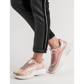 SHELOVET Tennarit alustalla vaaleanpunainen 2