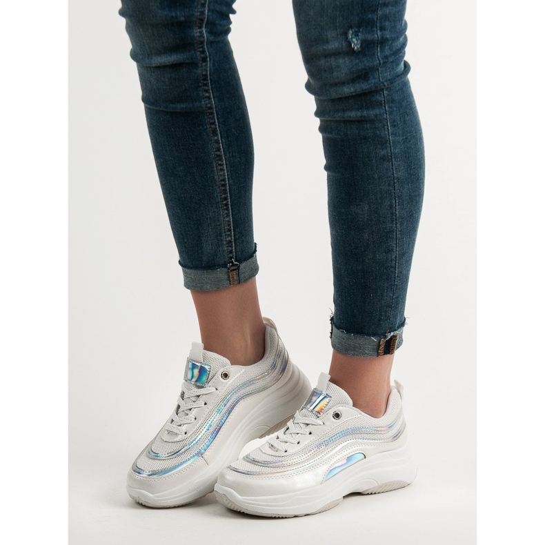 SHELOVET Tennarit alustalla valkoinen 1