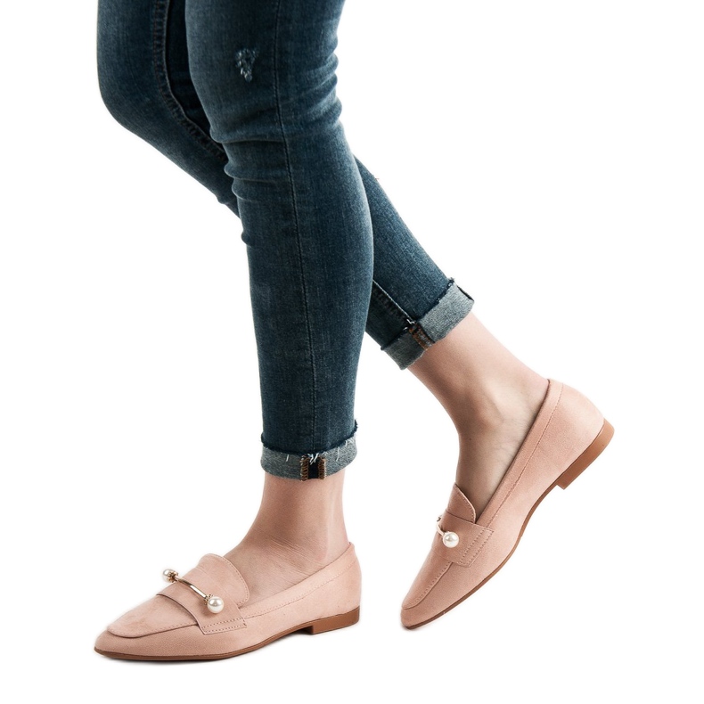 VICES mokkanahkakengät vaaleanpunainen 2