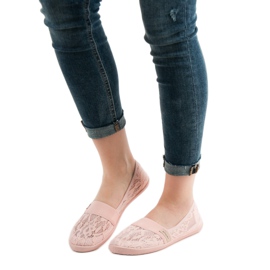 SHELOVET Pitsi ballerinat vaaleanpunainen 1