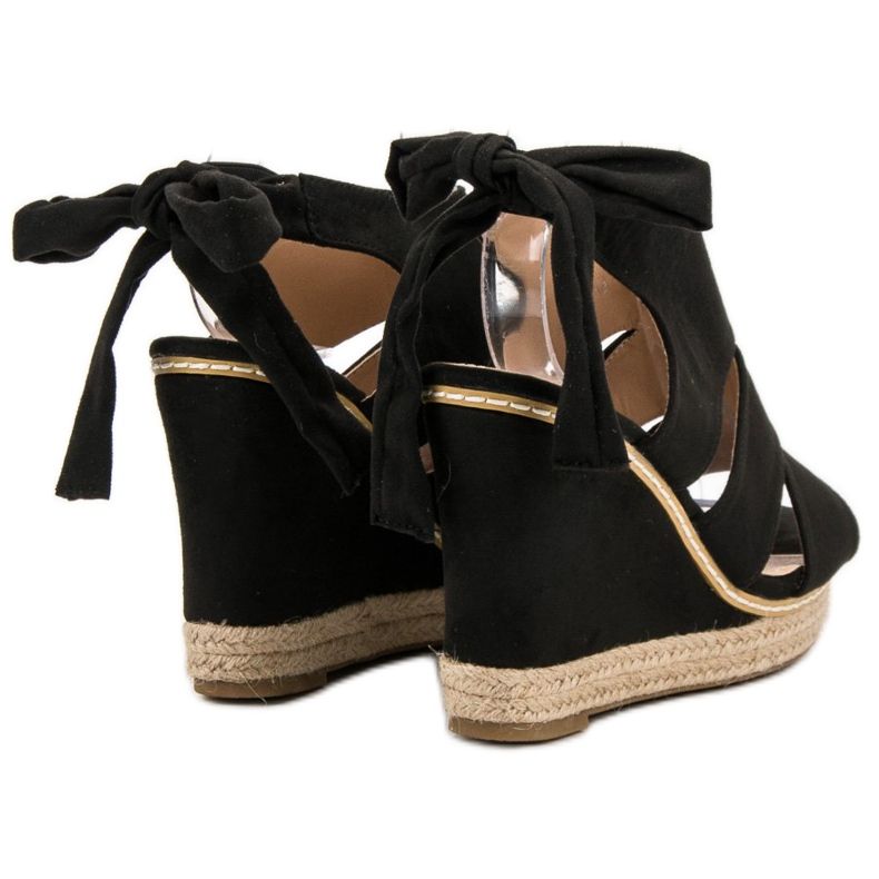 Anesia Paris Wedge sandaalit musta 1