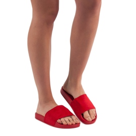 SHELOVET Mokkanahkaiset urheilutossut punainen 1