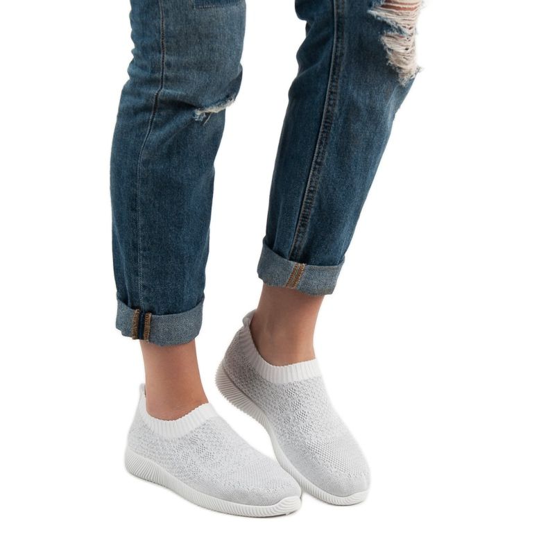 SHELOVET Tekstiiliset urheilujalkineet valkoinen 1