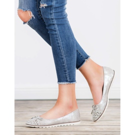 SHELOVET Rento ballerinat harmaa 1