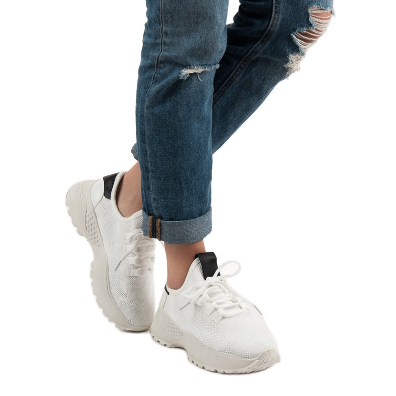 VICES -tekstiiliset urheilukengät valkoinen 2