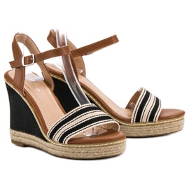 Primavera Rento Wedge sandaalit musta 1