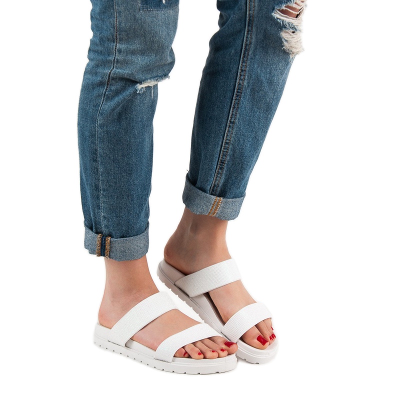 Seastar Kiiltävät tossut valkoinen 1