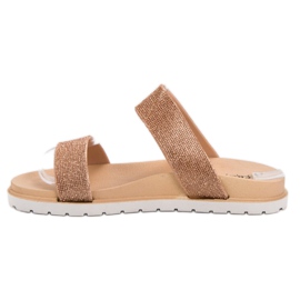 Seastar Kiiltävät tossut keltainen 1