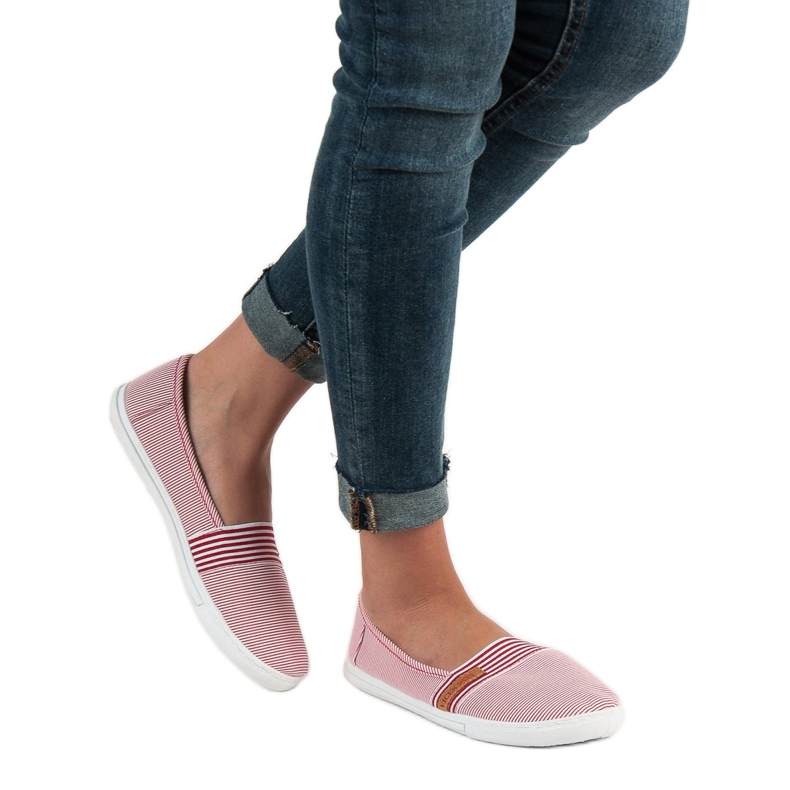 Mukava VICES Slipony valkoinen punainen 2