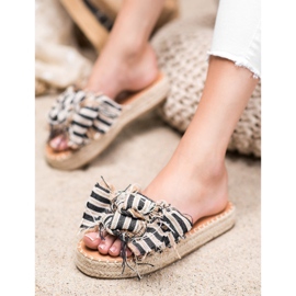 Seastar Raidalliset tossut ruskea sininen 2