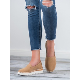 VICES Naisten Slip-On-kengät ruskea 1