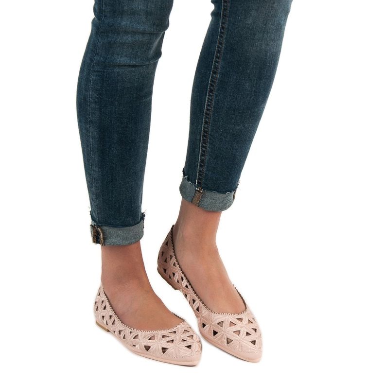 Avoimet VICES -ballerinat vaaleanpunainen 2