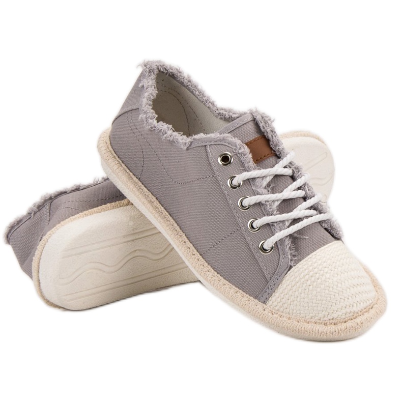 SHELOVET Nauhoitetut espadrillit keltainen 1