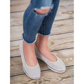 Filippo Nahka balerinat harmaa 2