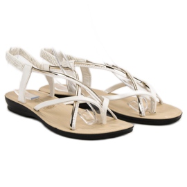 Camo Valkoiset Slip-On sandaalit valkoinen 1