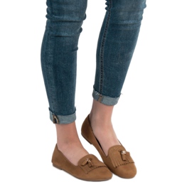 SHELOVET Loaferit hapsuilla ruskea 1