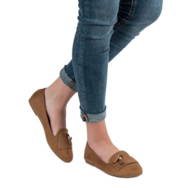 SHELOVET Loaferit hapsuilla ruskea 2
