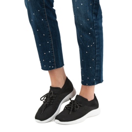 SHELOVET Tekstiiliset urheilujalkineet musta 2