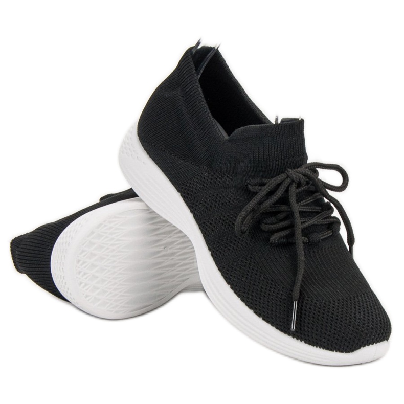 SHELOVET Tekstiiliset urheilujalkineet musta 1