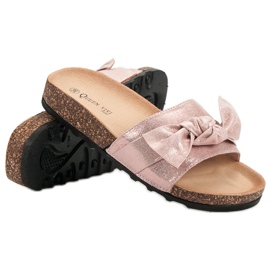 Queen Vivi Rennot tohvelit glitterillä vaaleanpunainen 1