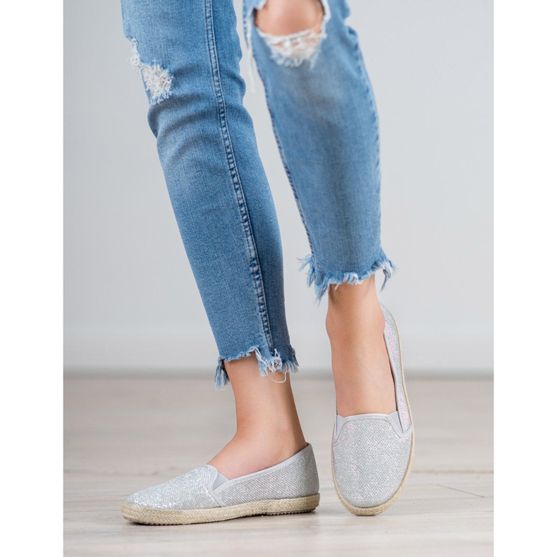 SHELOVET Silver Slip-On lenkkarit harmaa 2