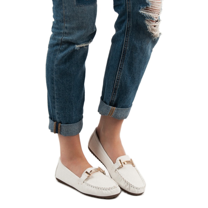 Top Shoes Naisten valkoiset leivonnaiset valkoinen 1