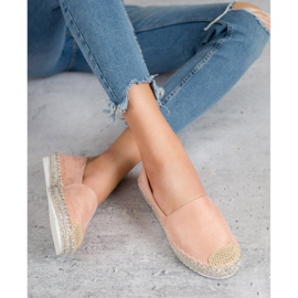 SHELOVET Suede Espadrilles vaaleanpunainen 1