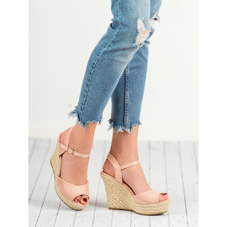Jauhe sandaalit vaaleanpunainen 1 Jauhe sandaalit vaaleanpunainen 1