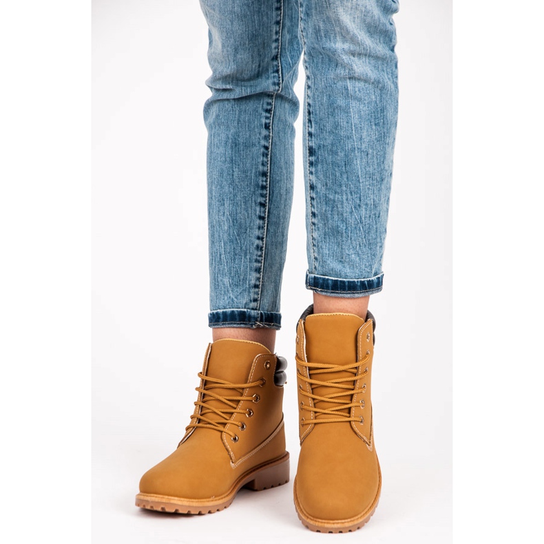 Coco Perla Ruskeat nauhalliset trapperit 1