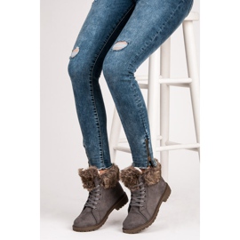 New Tlck Suede Trappers turkis harmaa 2