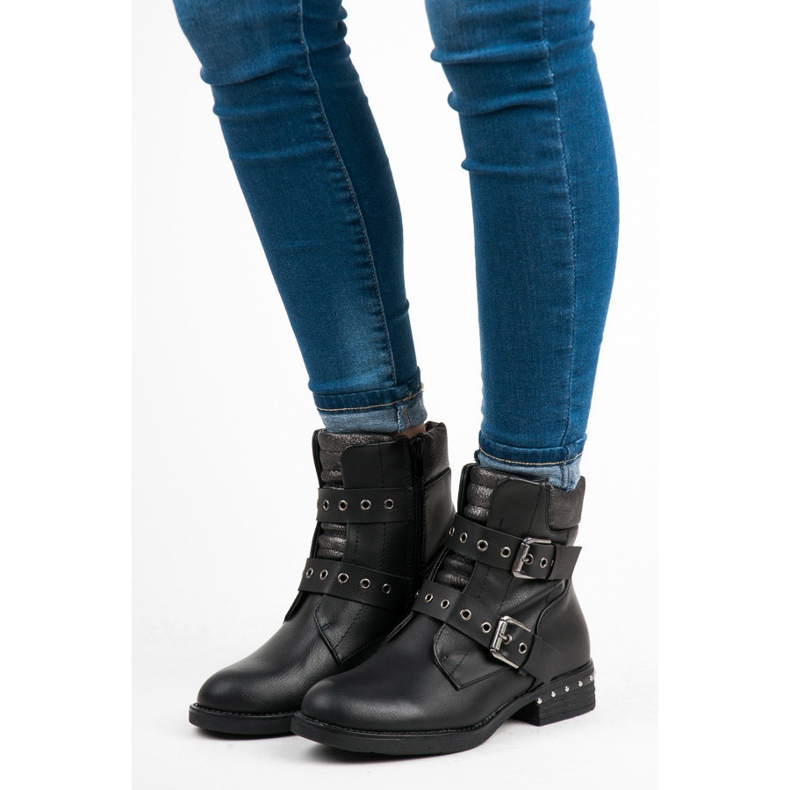 Erynn Muodikkaat työntekijät, jotka kiinnitetään vetoketjulla musta 2