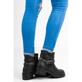 Erynn Chelsea-saappaat soljilla musta 1