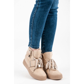 Seastar Suede Wedge lenkkarit ruskea 1