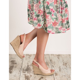 Renda Muodikkaat mokkanahkaiset sandaalit ruskea 2