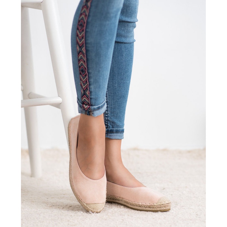 Marquiz Mokkanaiset ballerinat vaaleanpunainen 1