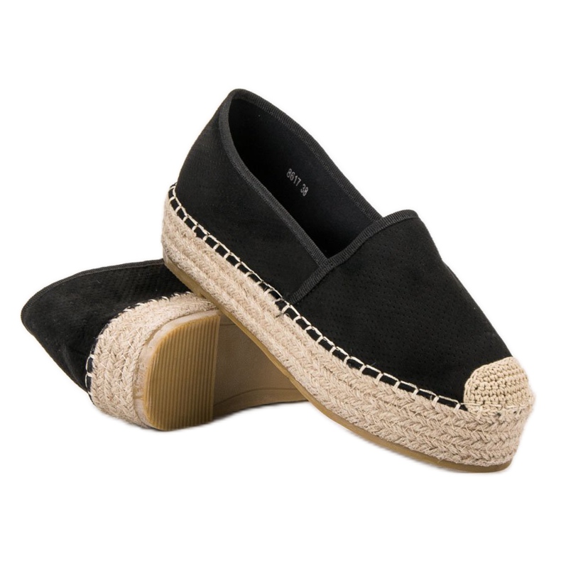 Coura Slip-on-kengät alustalla musta 2