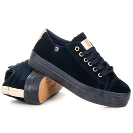 Tony Velour tennarit alustalla sininen 1