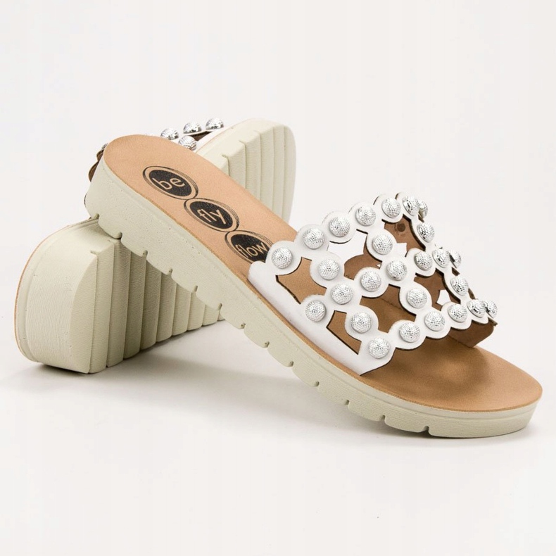 SHELOVET Rento naisten tossut valkoinen 1