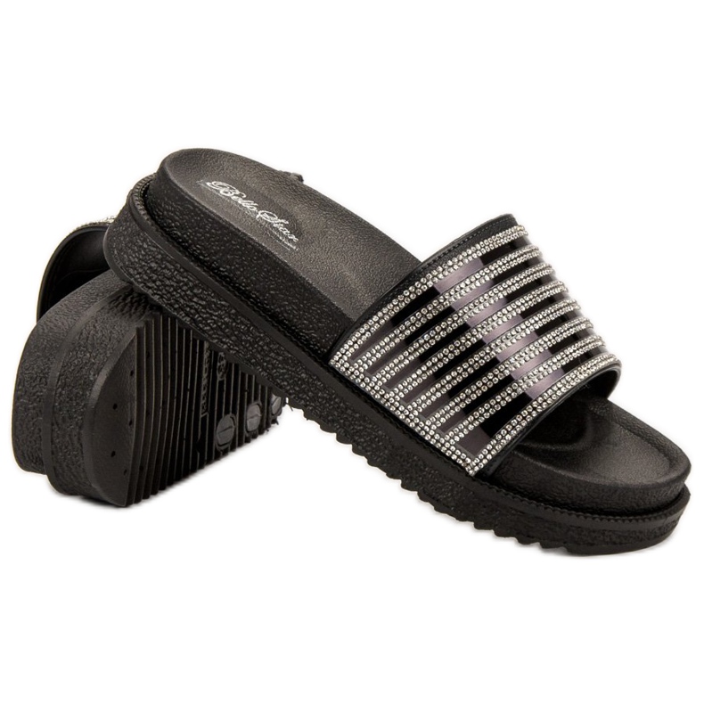 Bello Star Tossut kristalleilla musta 2