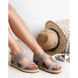 Bestelle Sandaalit Glitterillä ruskea harmaa 2