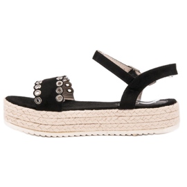Nio Nio Mustat Espadrilles -sandaalit 1