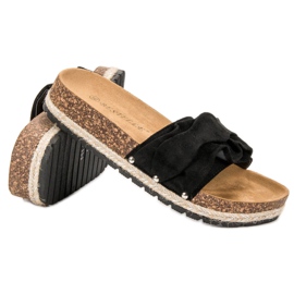 Bestelle Tossut Frillillä musta 1