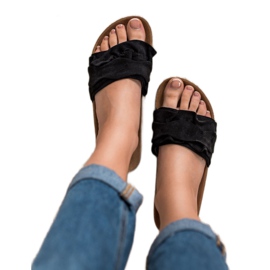 Bestelle Tossut Frillillä musta 2