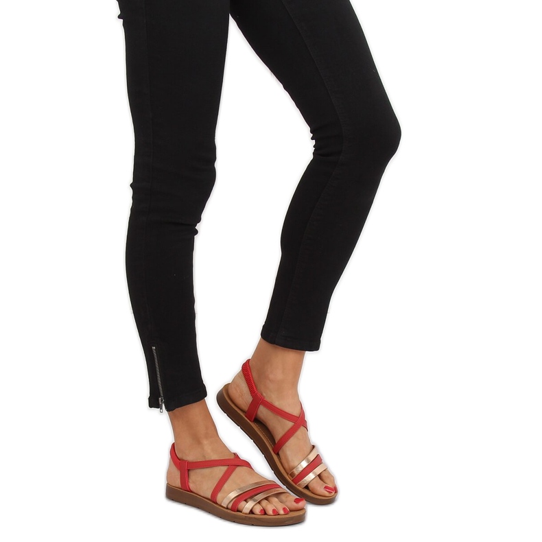 Punaiset naisten sandaalit 2220 Punainen 2