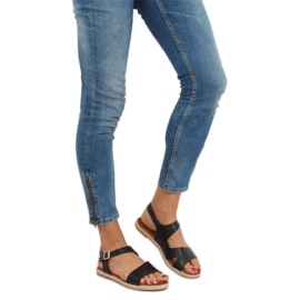 Mustat naisten sandaalit H-7 Musta 1