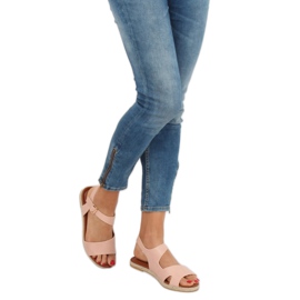 Vaaleanpunaiset naisten sandaalit H-7 Pink vaaleanpunainen 1