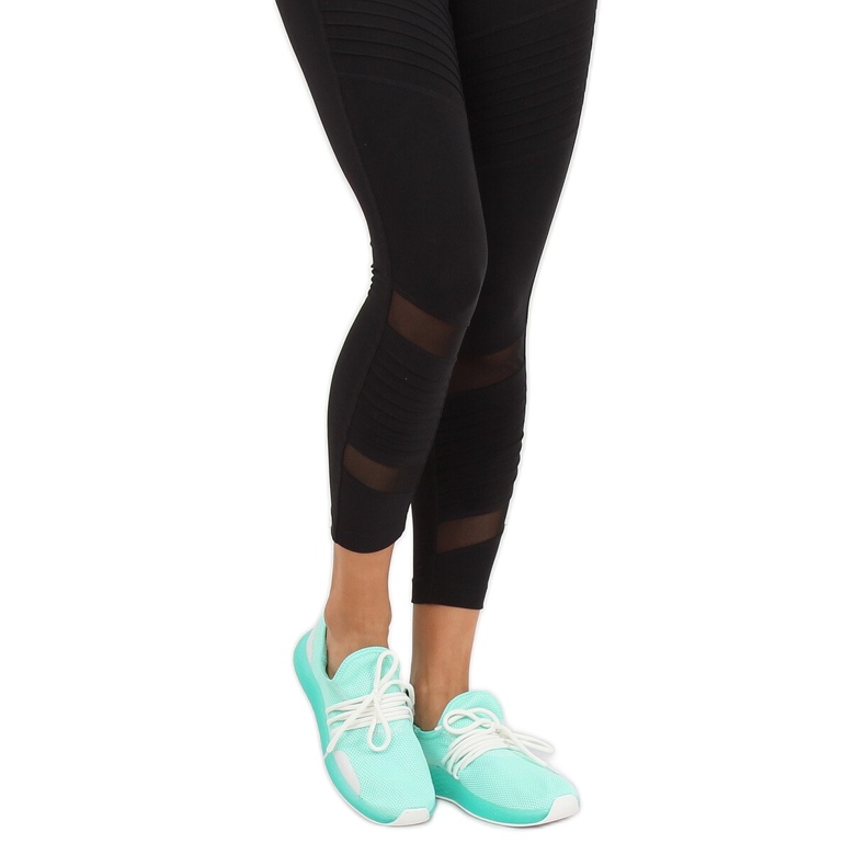 Mintunväriset urheilukengät B-6851 Vihreä 1