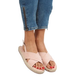 Sandaalit espadrilles beige YJ-2M12 Nude 1